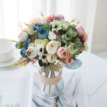 Colorful Tea Rose Bouquets